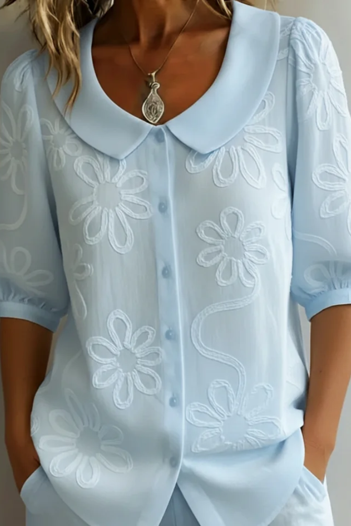 EDURNE™ | Blusa Exclusiva de Silueta Refinada