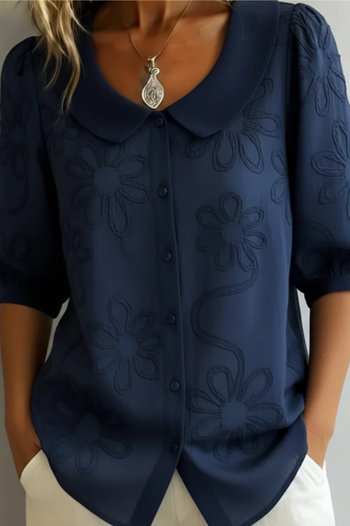 EDURNE™ | Blusa Exclusiva de Silueta Refinada