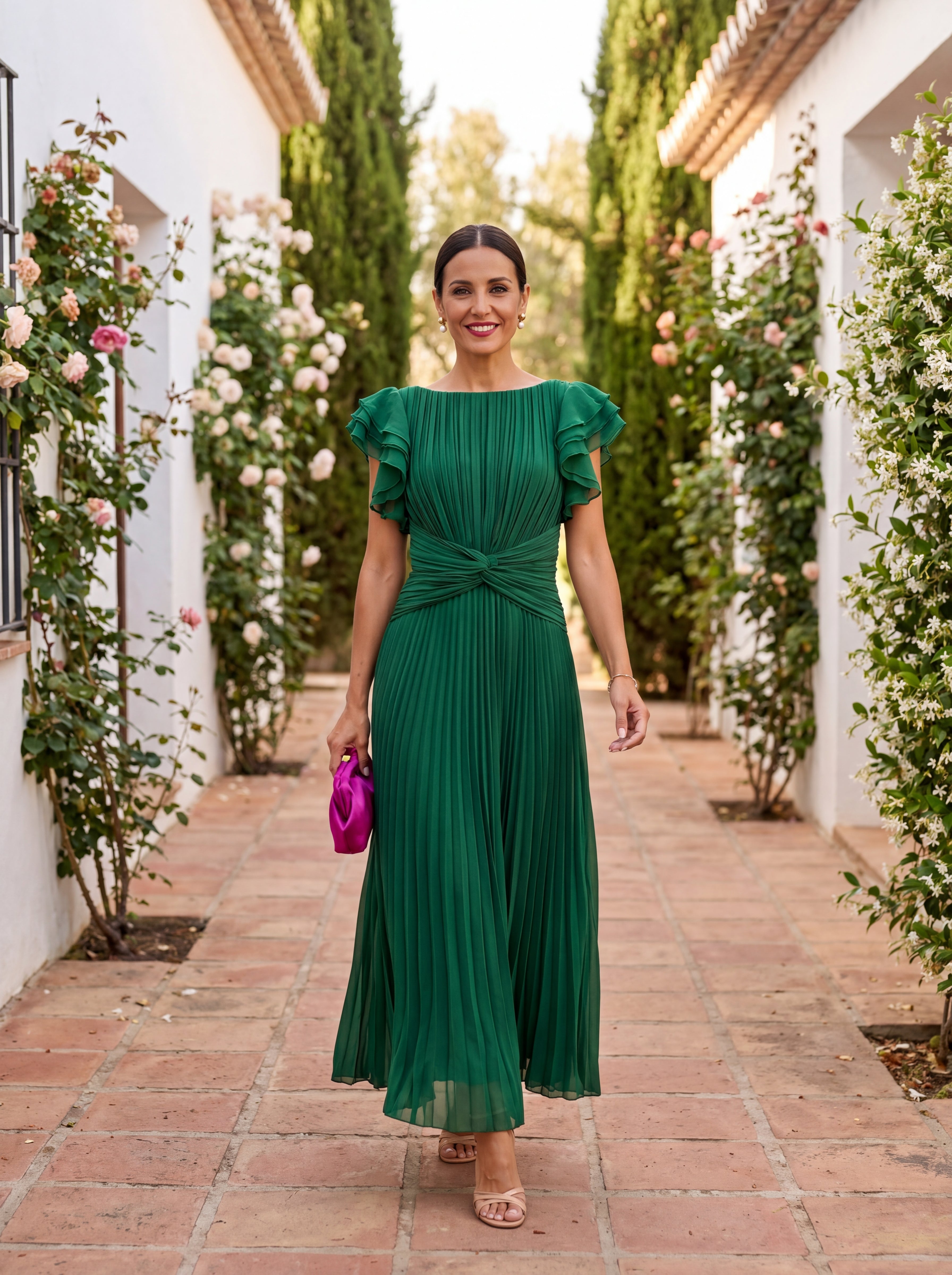 LARA™ | Mediterranean Luxury Maxi Dress