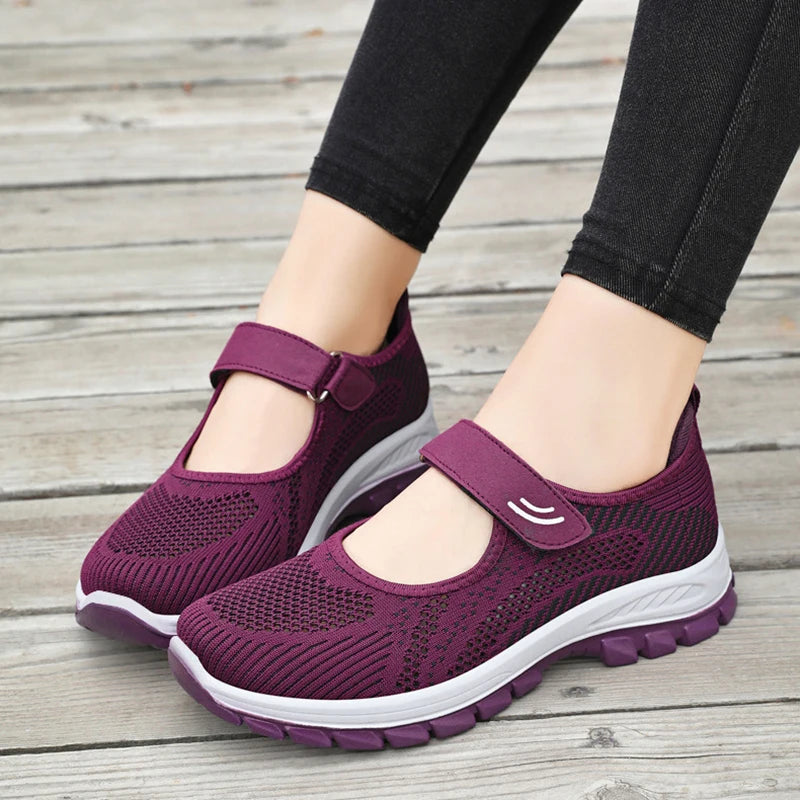 Zapatillas Ortopédicas con Velcro y Suela Antiderrapante