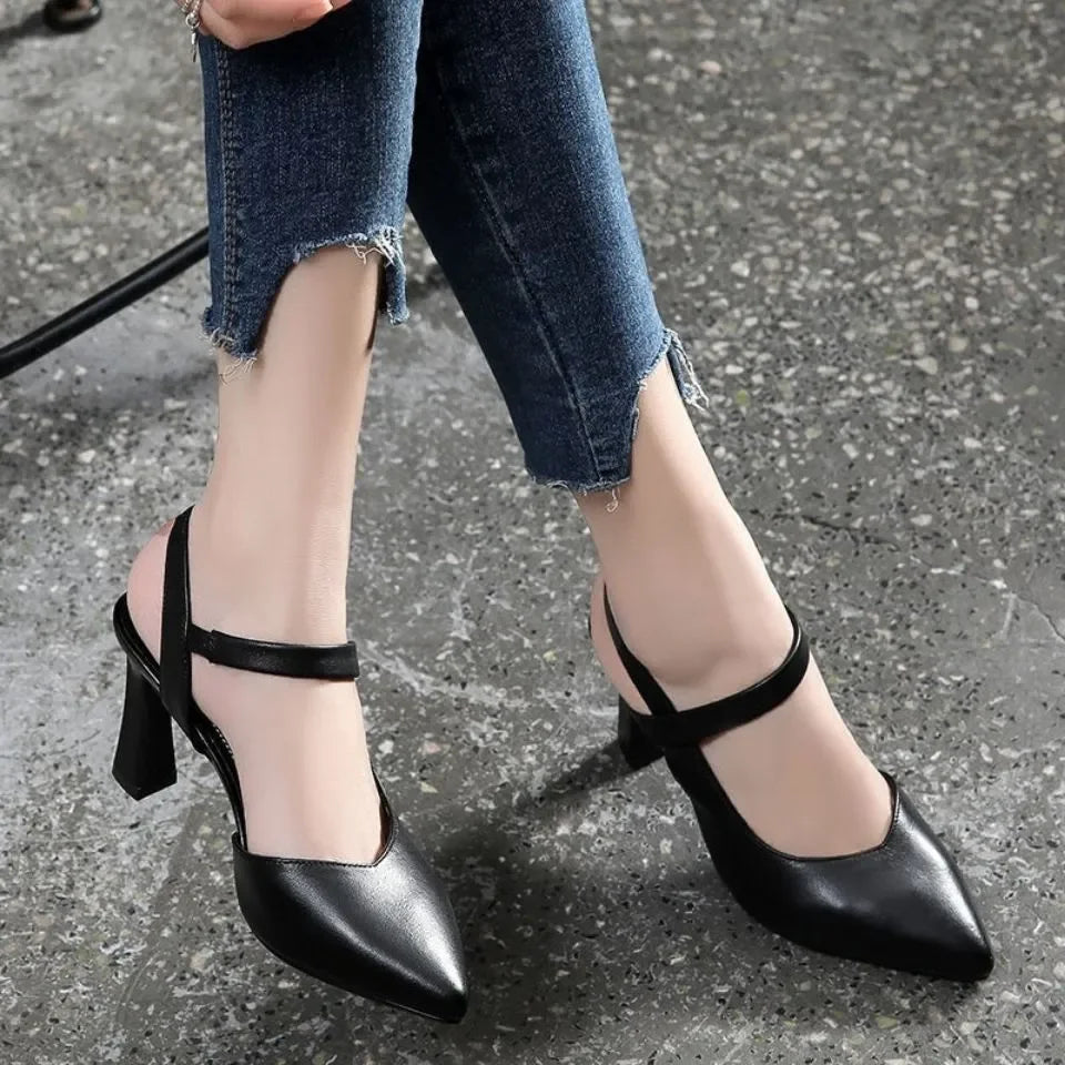 Elena™ | Tacones Elegantes de Punta Fina