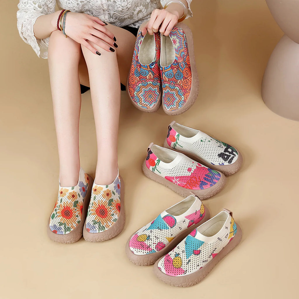 Florida™ | Zapatos Ortopédicos de Verano Estampados
