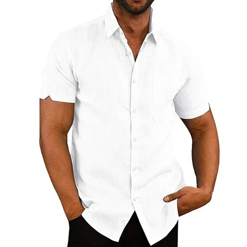 Camisa Premium de Lino y Algodón