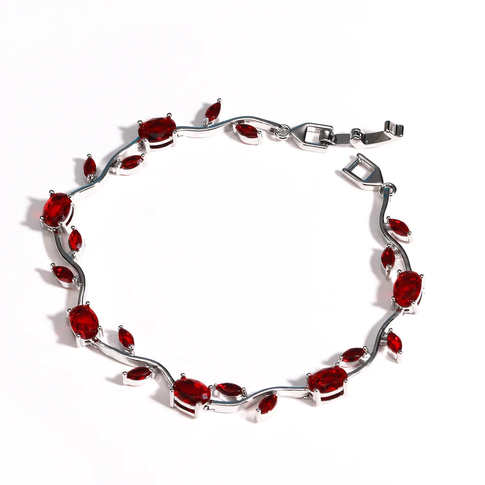 Rosé™ | Pulsera Floral de Cristales  2+1 GRATIS