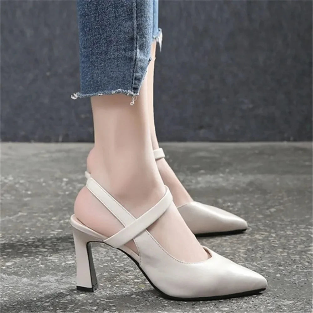 Elena™ | Tacones Elegantes de Punta Fina