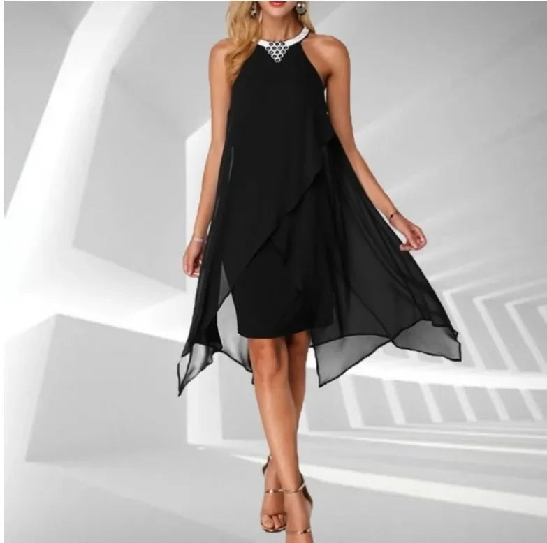 VALERIA™ | A Fluid and Sophisticated Dress of Elegance