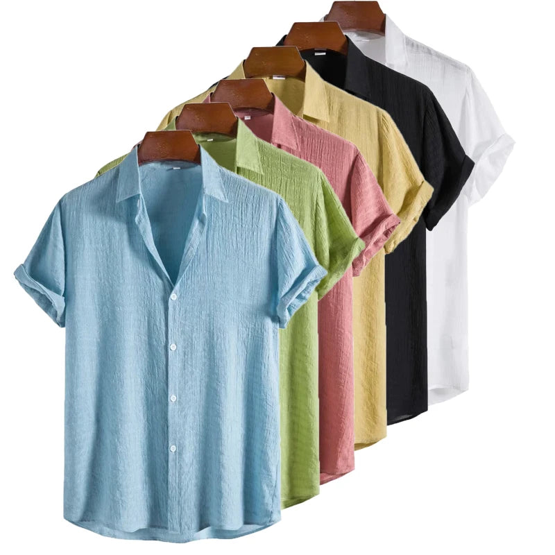 LUCAS™ | Camisa Premium de Lino y Algodón