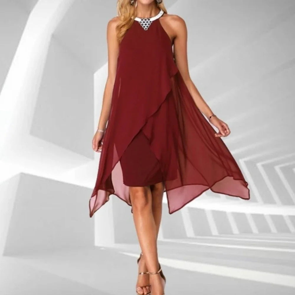 VALERIA™ | A Fluid and Sophisticated Dress of Elegance