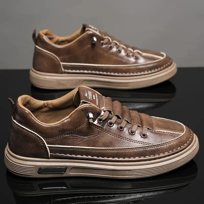 Lorenzo™ | Zapatillas de cuero: cómodas, resistentes, con estilo