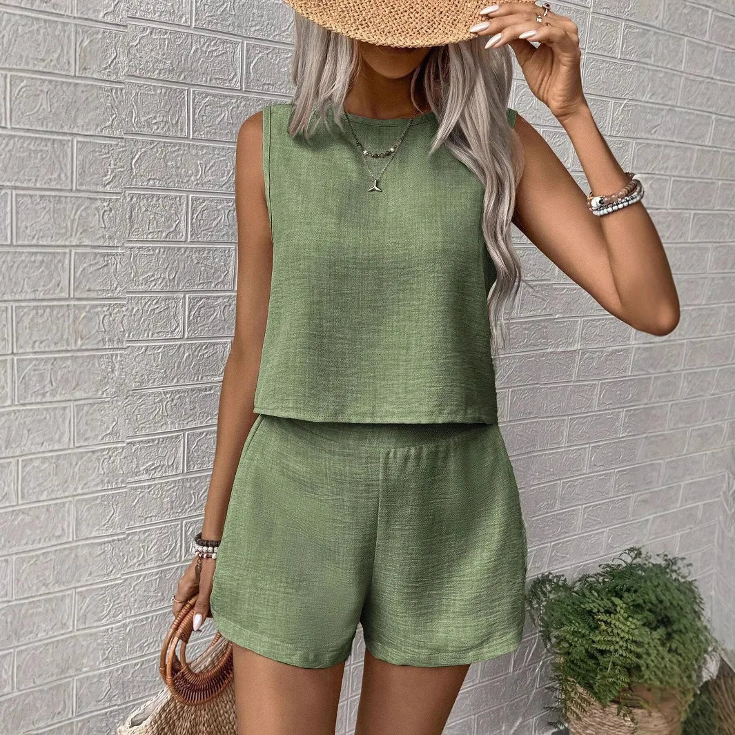 SIENA™ | Conjunto de Top y Short para Mujer — El Look del Verano sin Pensarlo