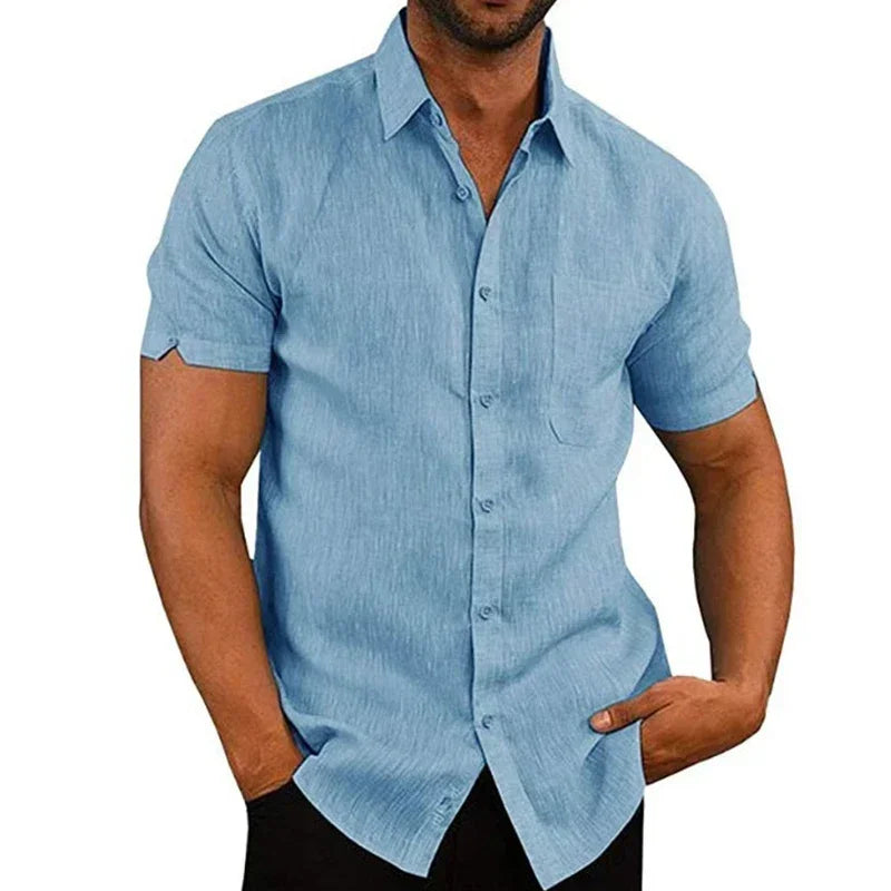 Camisa Premium de Lino y Algodón