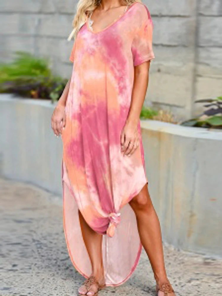 Valeria – Fließendes Maxikleid