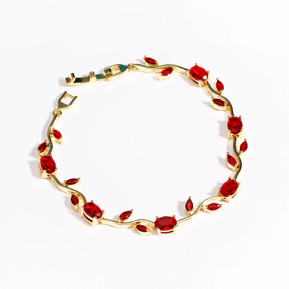 Rosé™ | Pulsera Floral de Cristales  2+1 GRATIS