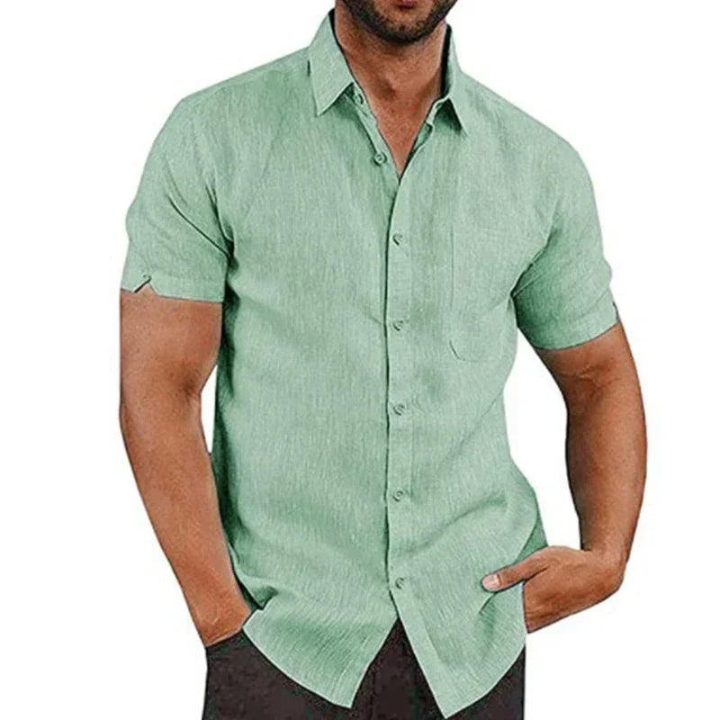 Camisa Premium de Lino y Algodón