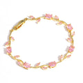Rosé™ | Pulsera Floral de Cristales  2+1 GRATIS