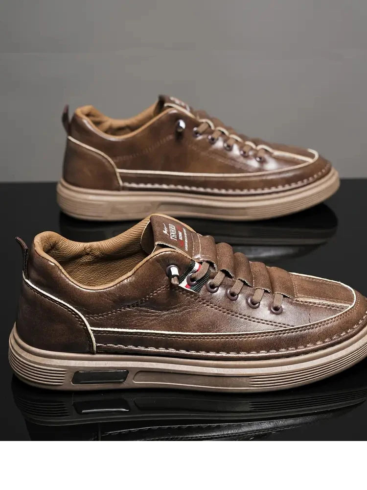 Lorenzo™ | Zapatillas de cuero: cómodas, resistentes, con estilo
