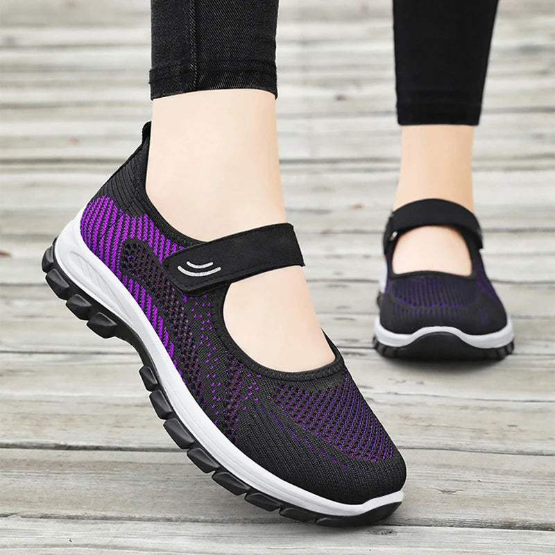 Zapatillas Ortopédicas con Velcro y Suela Antiderrapante
