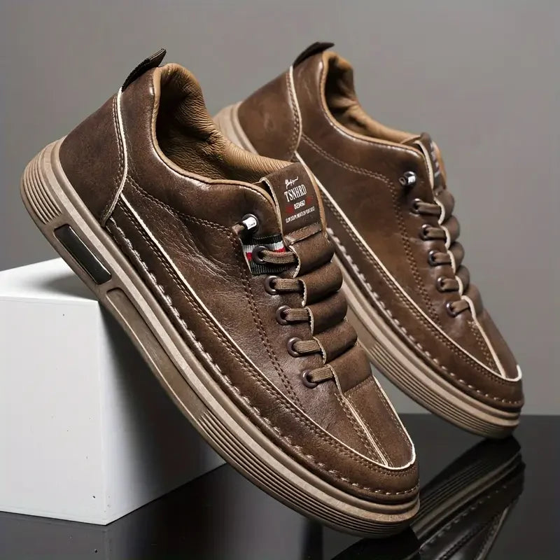 Lorenzo™ | Zapatillas de cuero: cómodas, resistentes, con estilo
