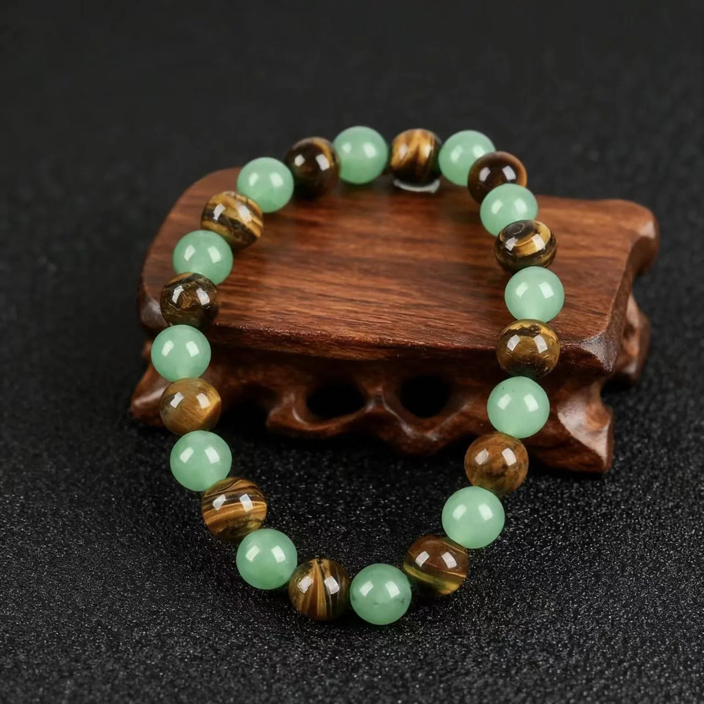 Fortuna™ | Pulsera de Piedras Naturales — Fuerza y Abundancia