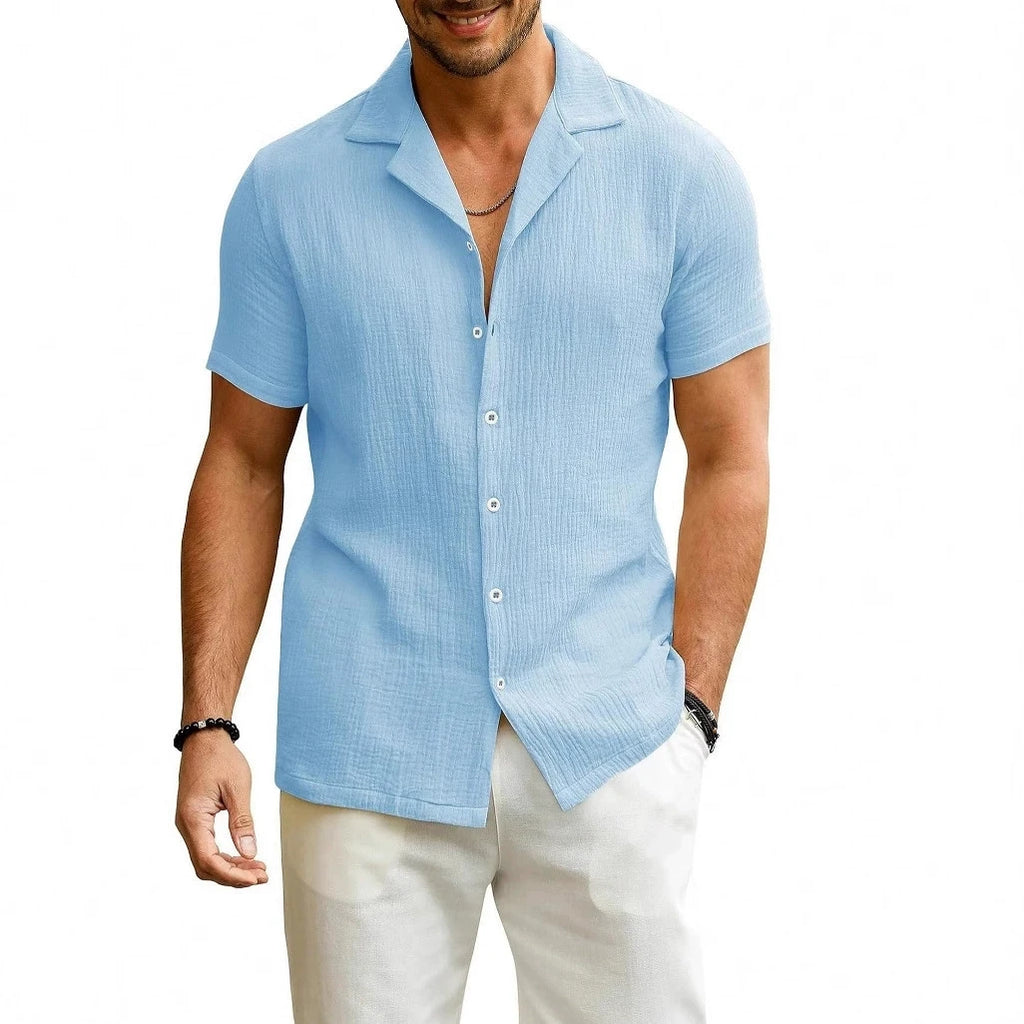 LUCAS™ | Camisa Premium de Lino y Algodón