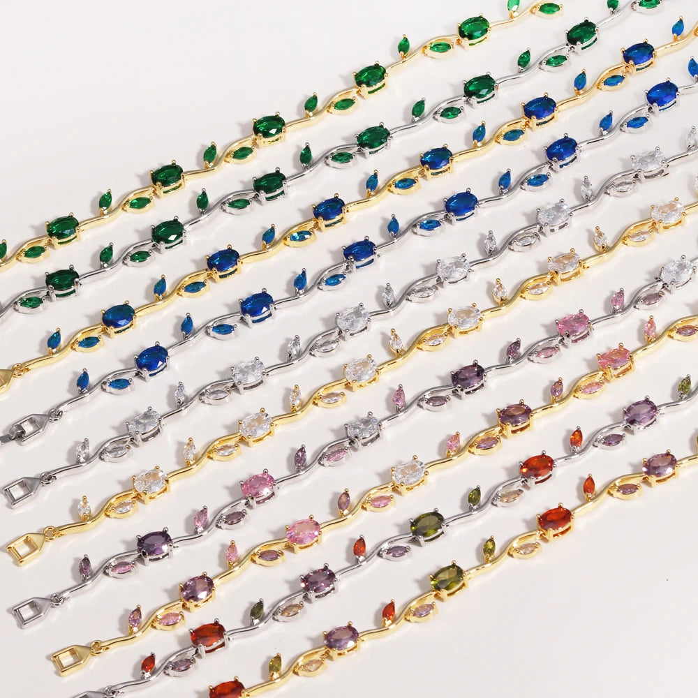 Rosé™ | Pulsera Floral de Cristales  2+1 GRATIS