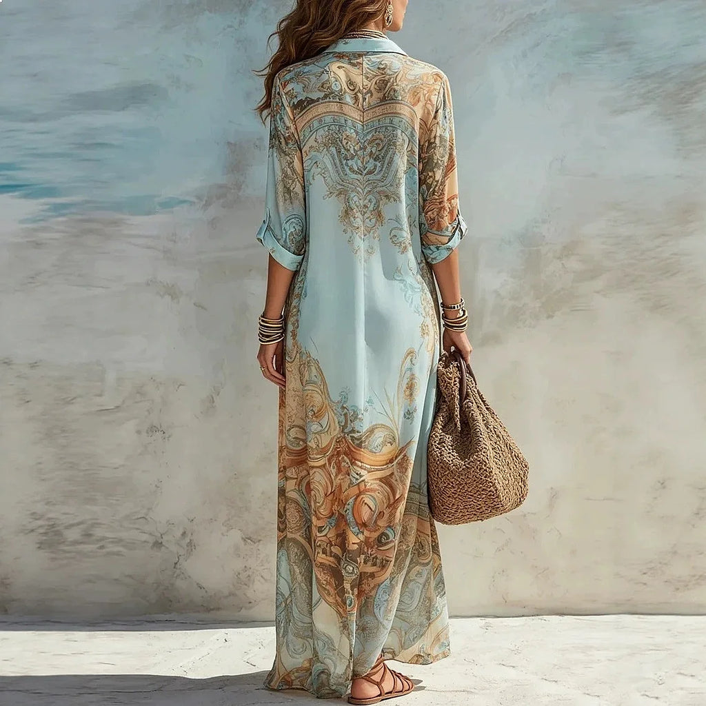 VICTORIA™ | Vestido Floral de Inspiración Italiana
