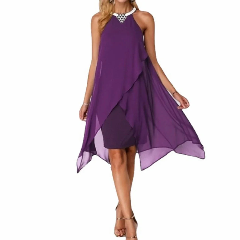 VALERIA™ | A Fluid and Sophisticated Dress of Elegance