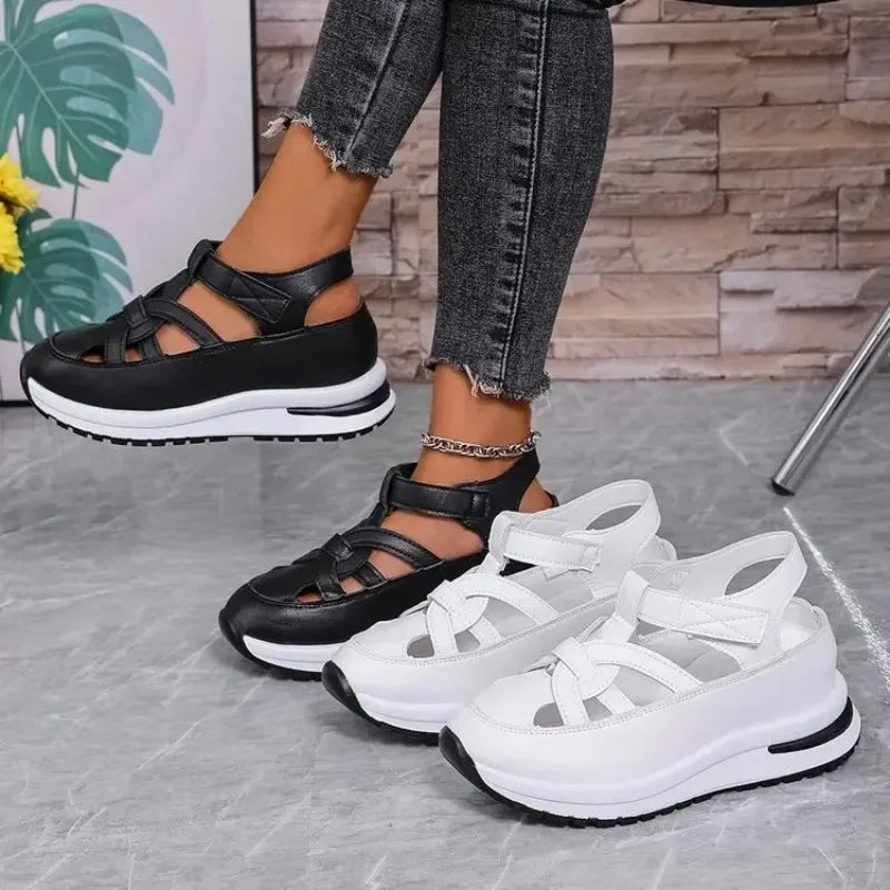 Vera™ | Sandalias de Plataforma — Altura y Comodidad
