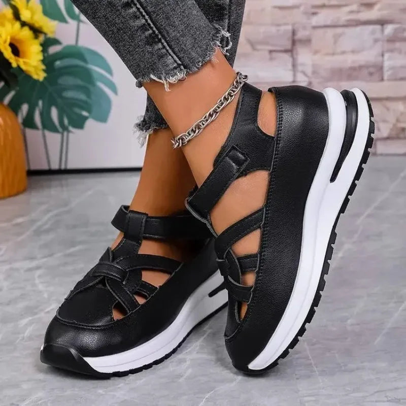 Vera™ | Sandalias de Plataforma — Altura y Comodidad