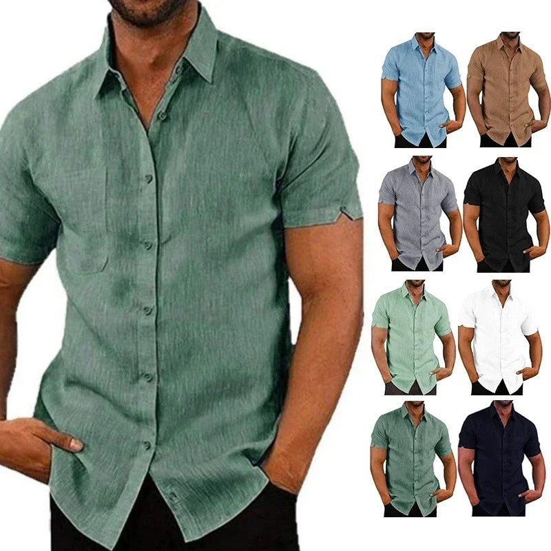 Camisa Premium de Lino y Algodón