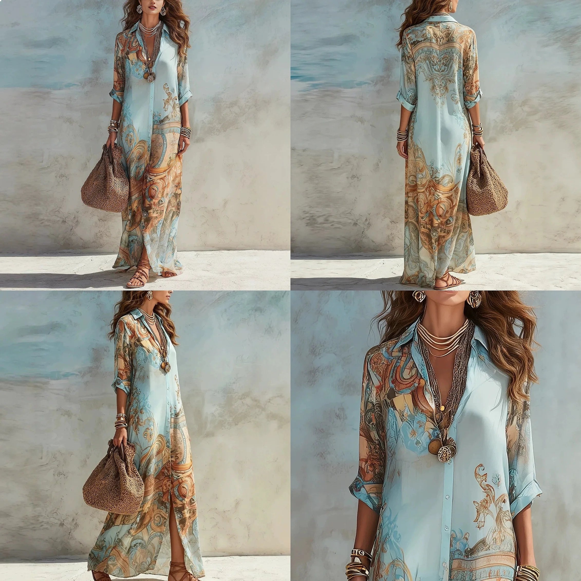 VICTORIA™ | Vestido Floral de Inspiración Italiana