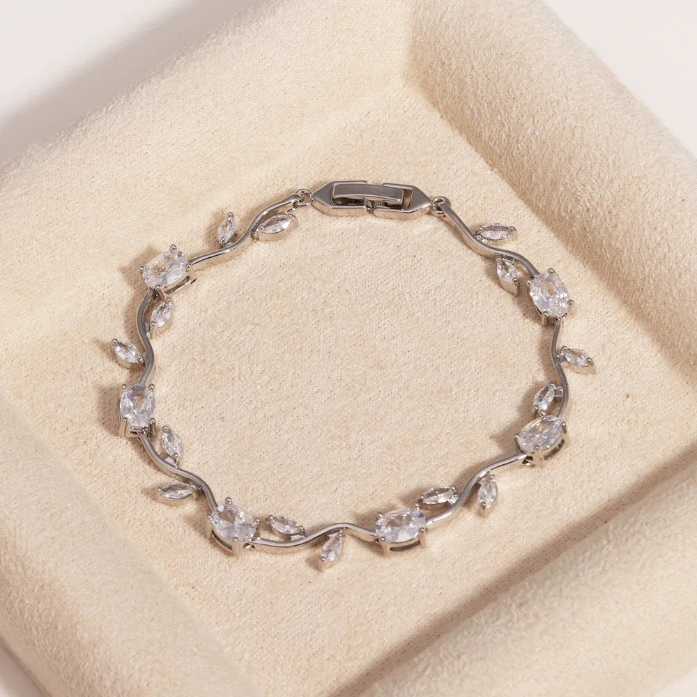 Rosé™ | Pulsera Floral de Cristales  2+1 GRATIS
