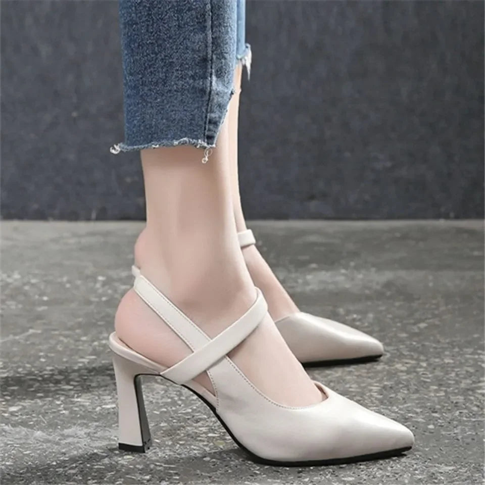 Elena™ | Tacones Elegantes de Punta Fina