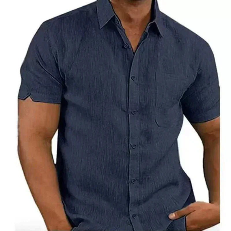Camisa Premium de Lino y Algodón