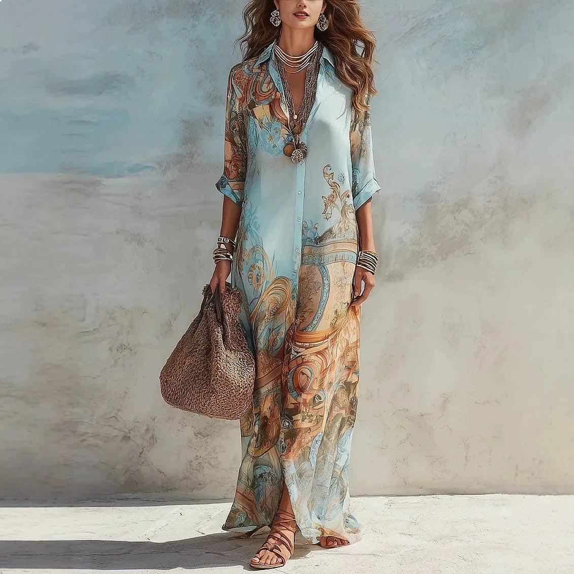 VICTORIA™ | Vestido Floral de Inspiración Italiana