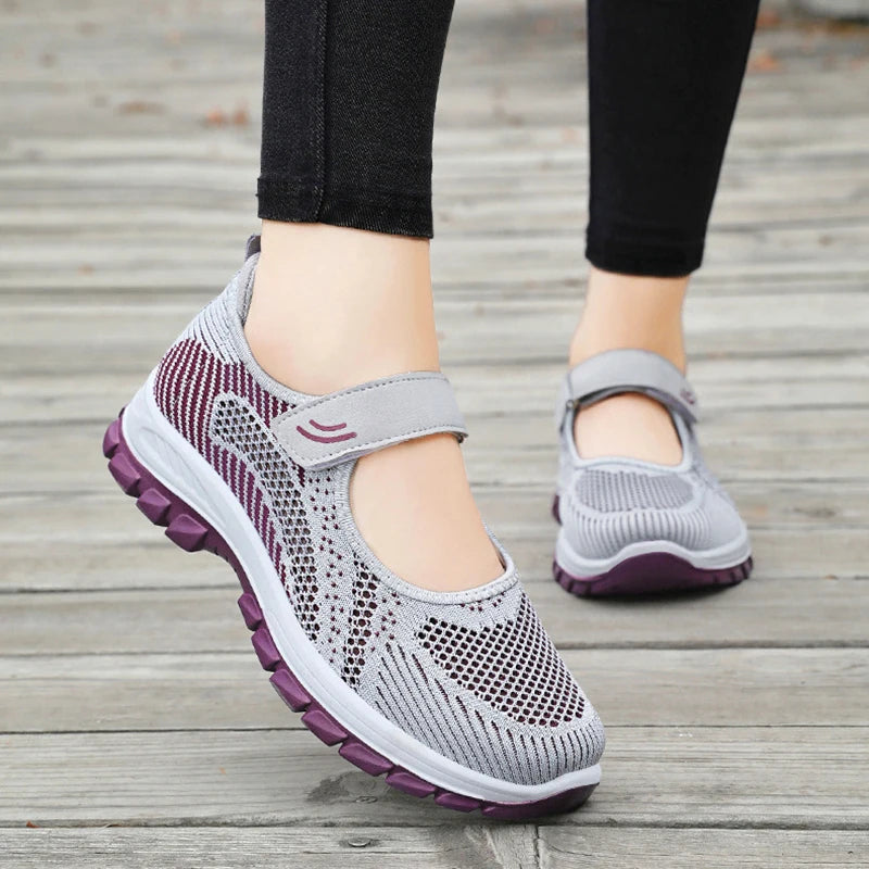 Zapatillas Ortopédicas con Velcro y Suela Antiderrapante