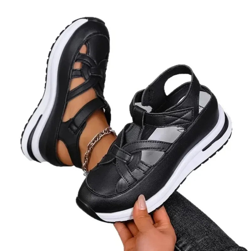 Vera™ | Sandalias de Plataforma — Altura y Comodidad