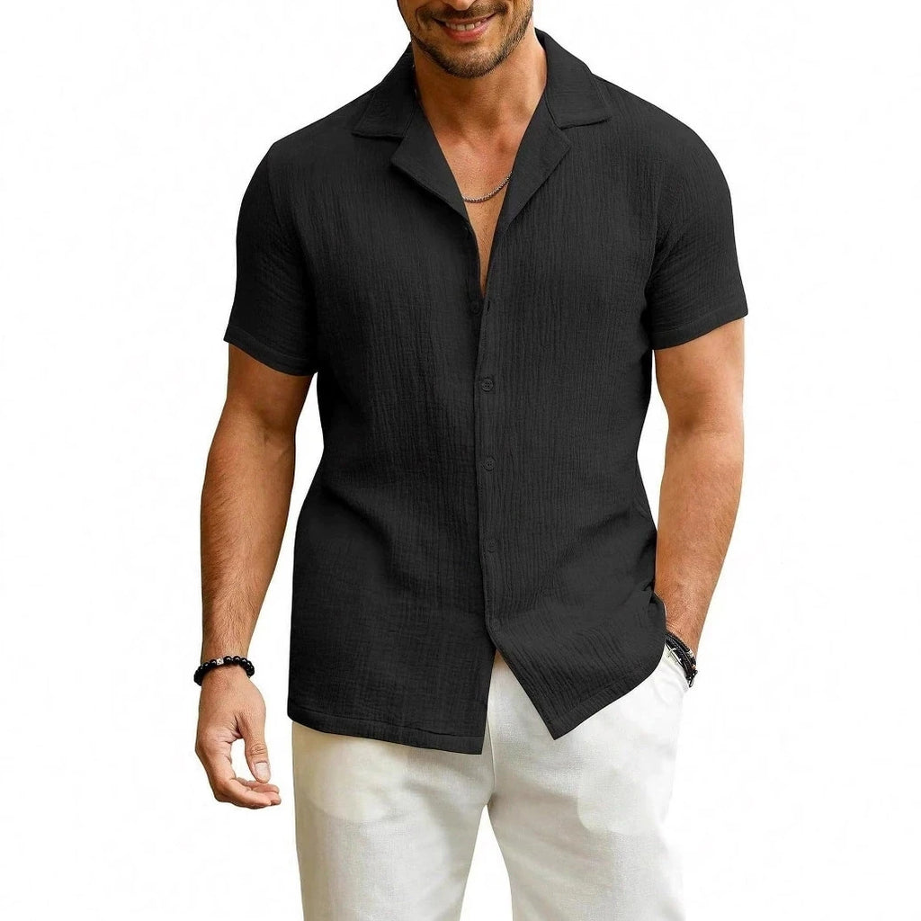 LUCAS™ | Camisa Premium de Lino y Algodón