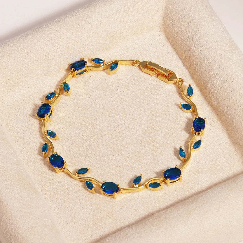 Rosé™ | Pulsera Floral de Cristales  2+1 GRATIS