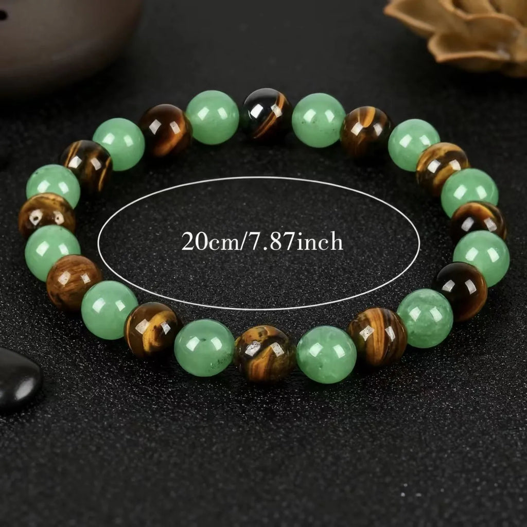 Fortuna™ | Pulsera de Piedras Naturales — Fuerza y Abundancia
