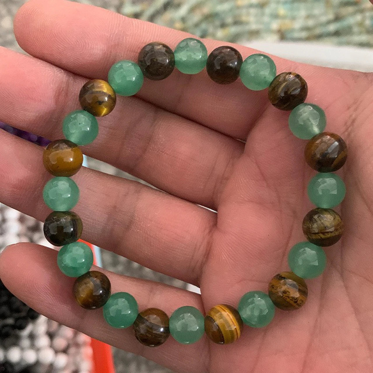 Fortuna™ | Pulsera de Piedras Naturales — Fuerza y Abundancia