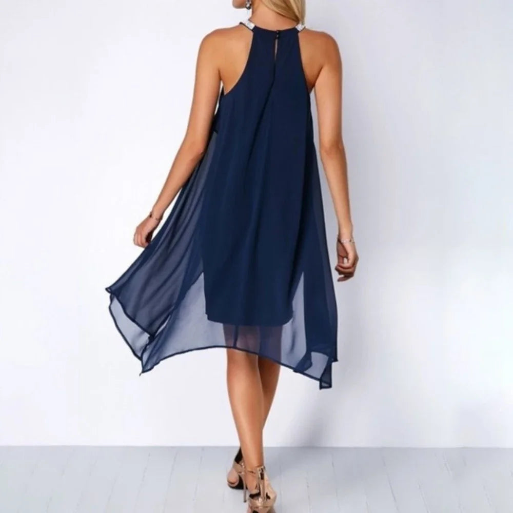 VALERIA™ | A Fluid and Sophisticated Dress of Elegance