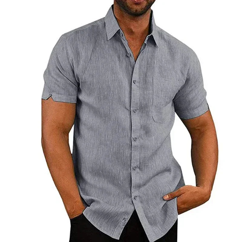 Camisa Premium de Lino y Algodón