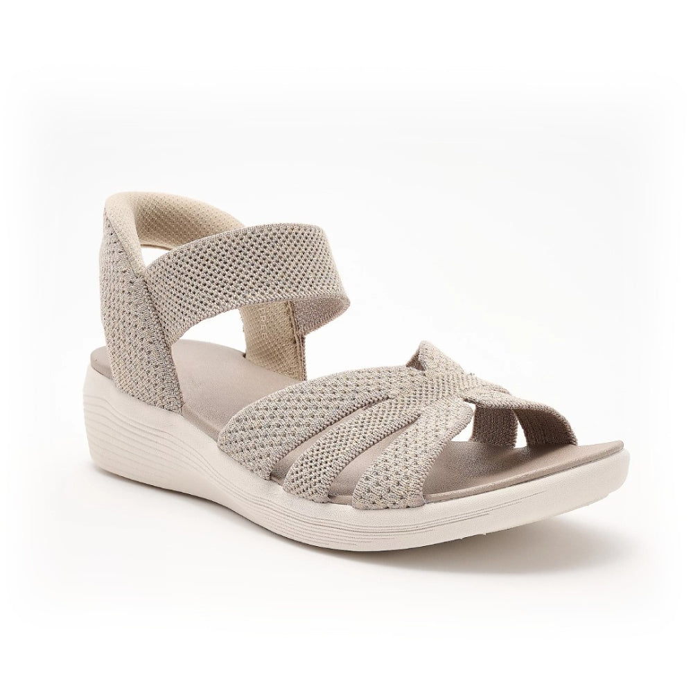 LEIRA™ | Sandalias Ortopédicas Elásticas con Efecto Brillo