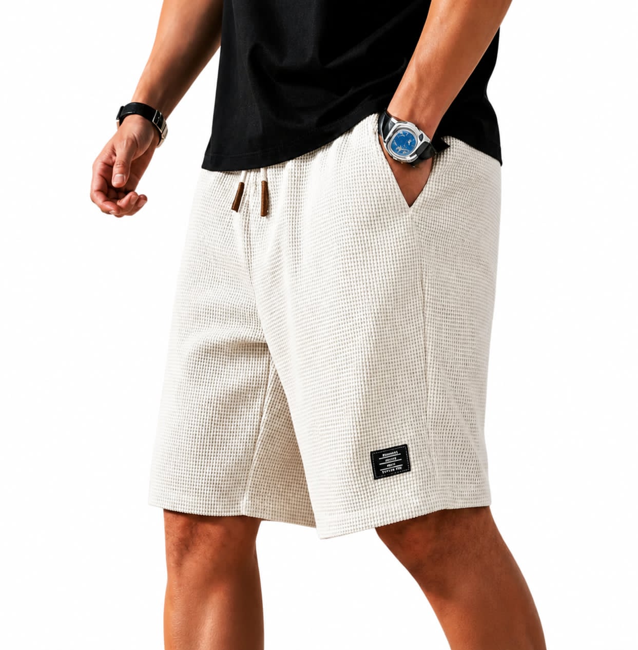 MARCO™ | Bermuda de Waffle para Hombre