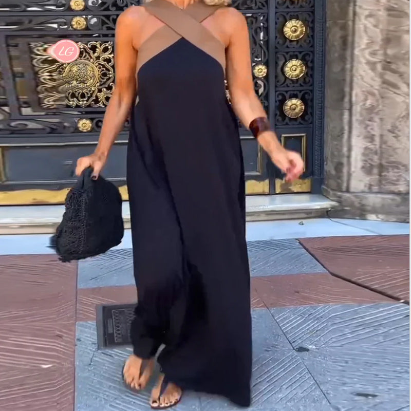 MONICA™ | Vestido Maxi Cruzado Exclusivo