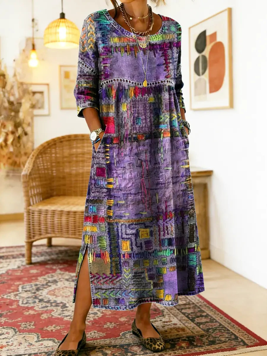 MANUELA™ | High-Fashion Denim Dress