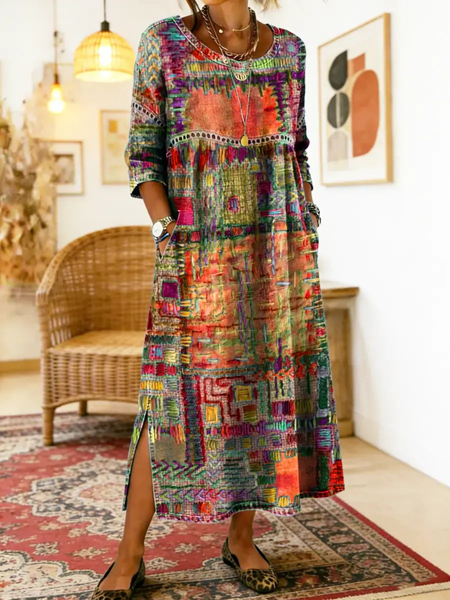 MANUELA™ | High-Fashion Denim Dress