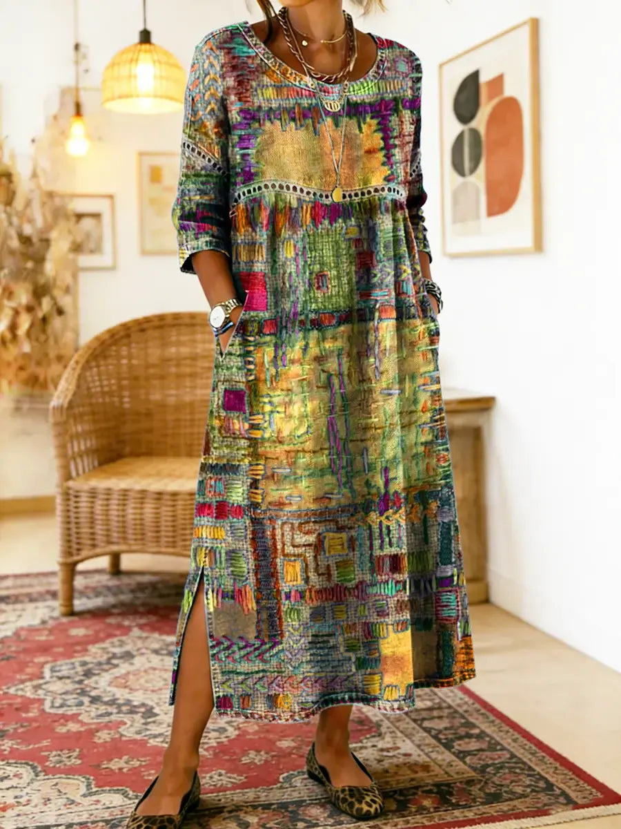 MANUELA™ | High-Fashion Denim Dress