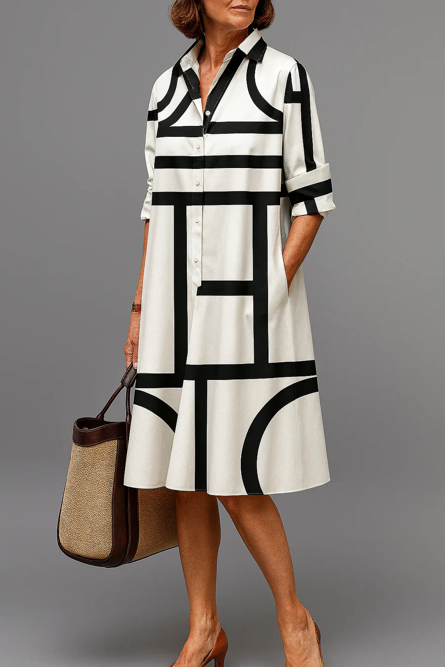 YAMILA™ | European-Inspired Midi Elegance